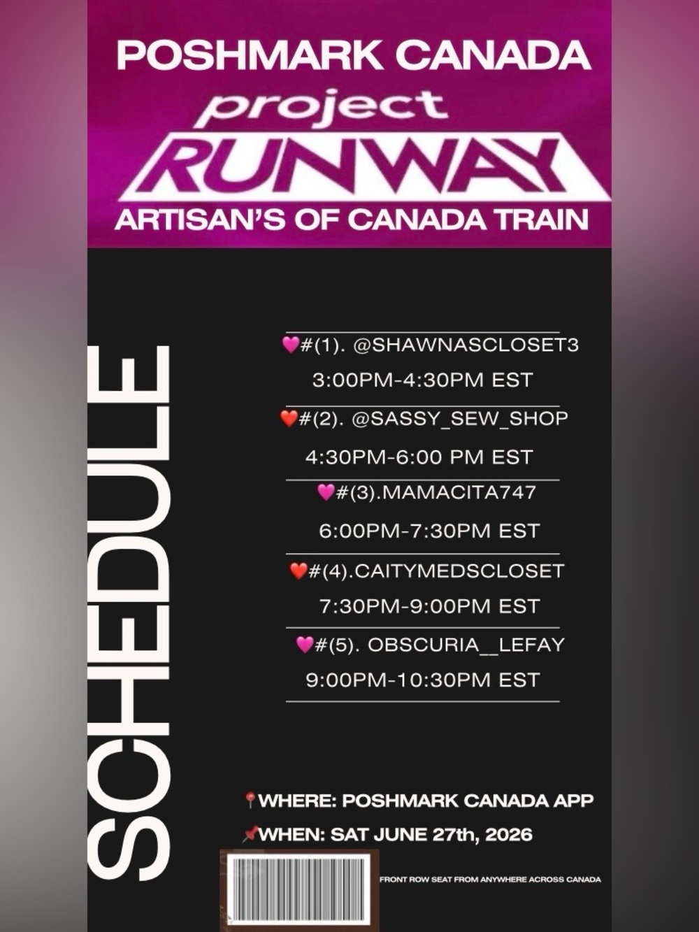 ๐POSH PROJECT RUNWAY: ARTISANS S/S 2026 EDITION TRAIN๐. - Picture 2 of 2